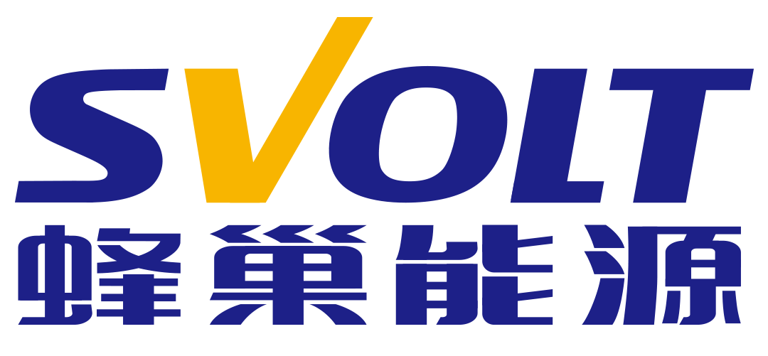 Logo with the word 'SVOLT' in blue and yellow, along with Chinese characters below.