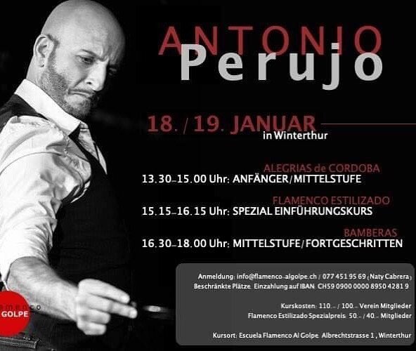 #flamenco #workshop #winterthur #antonioperujo #ole #noperderselo #flamencura #alegria #vamosquenosvamos #abailar #flamencoalgolpe