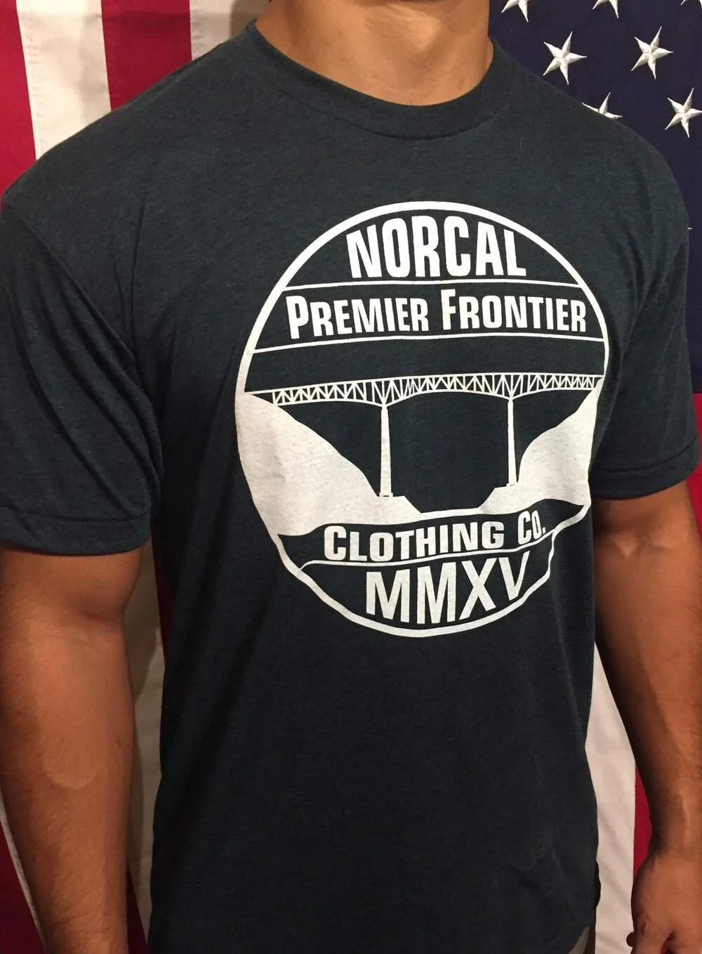 Black Aqua/White OG Bridge Tee