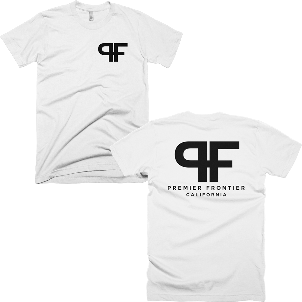 White PF Designer Tee