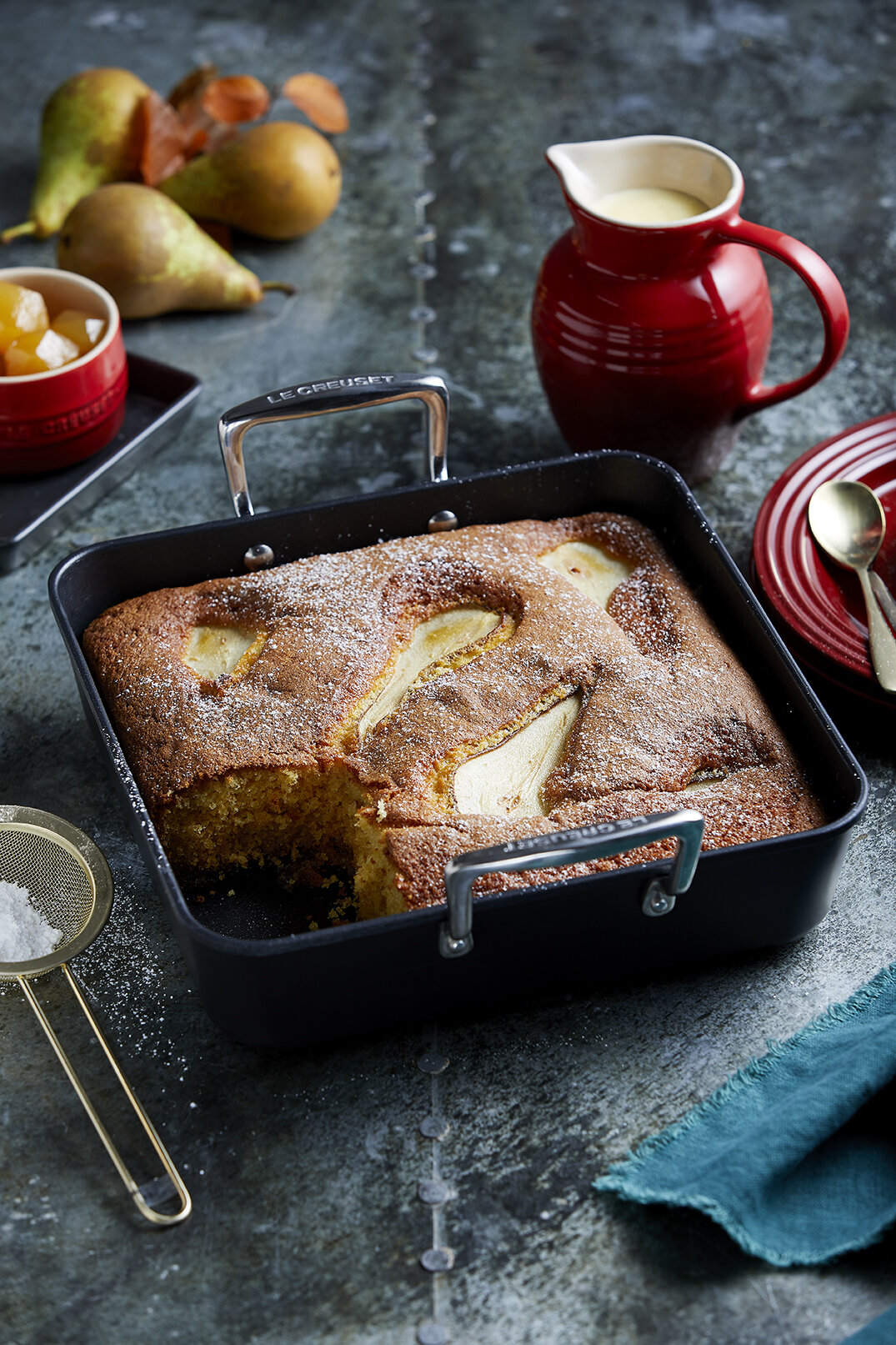 Treacle Pudding and Pear Traybake Portrait Cut f5.6 Retouched.jpg