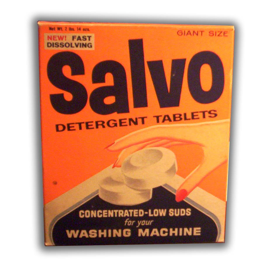 Salvo Laundry Tablets, 1965