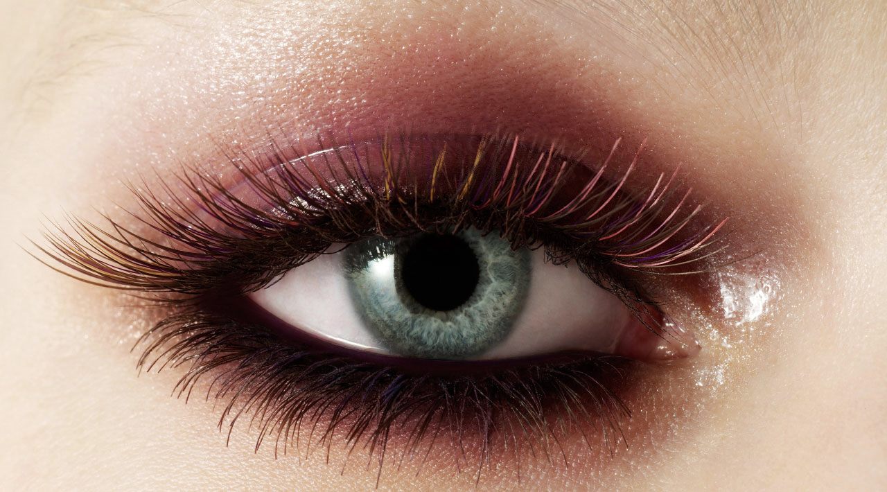 Coloured Eye Lashes