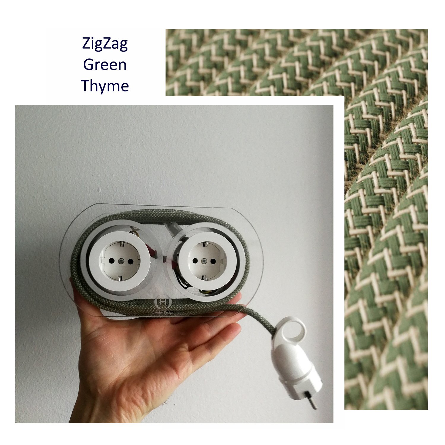 Extension Cord for 4 Plugs_ZigZag Green Thyme.jpg