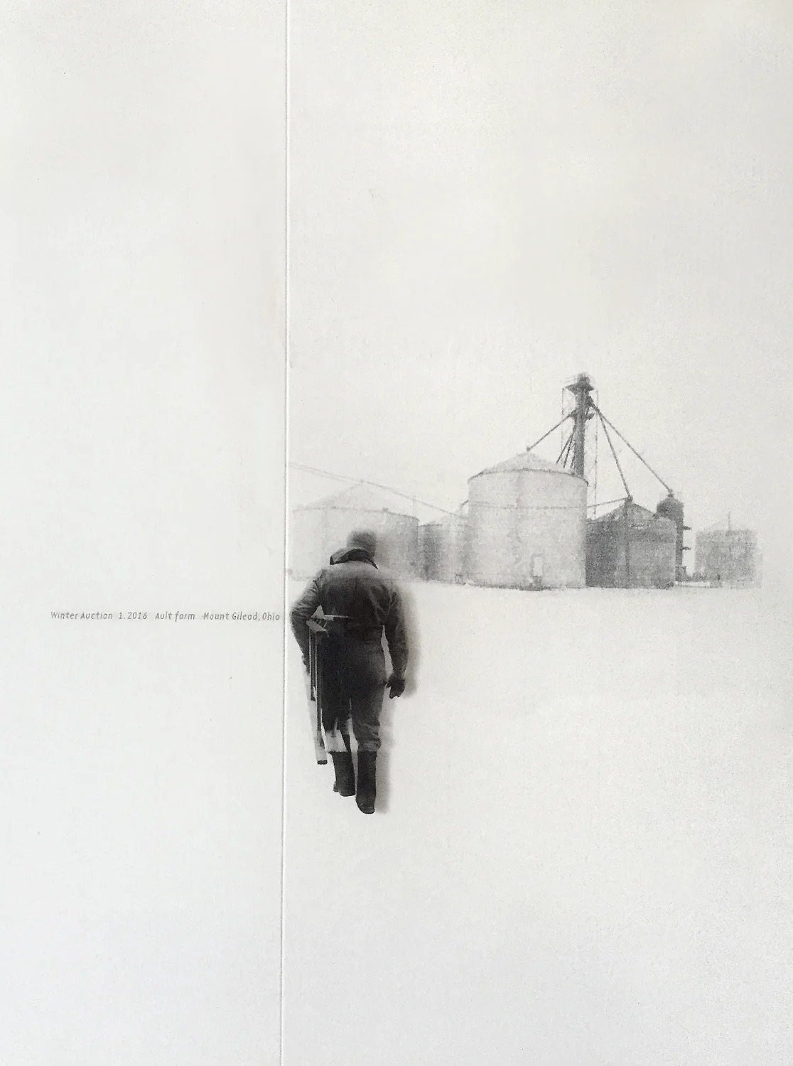 winter farm auction 1.2016  Mt Gilead, Ohio (folio of six broadsides)