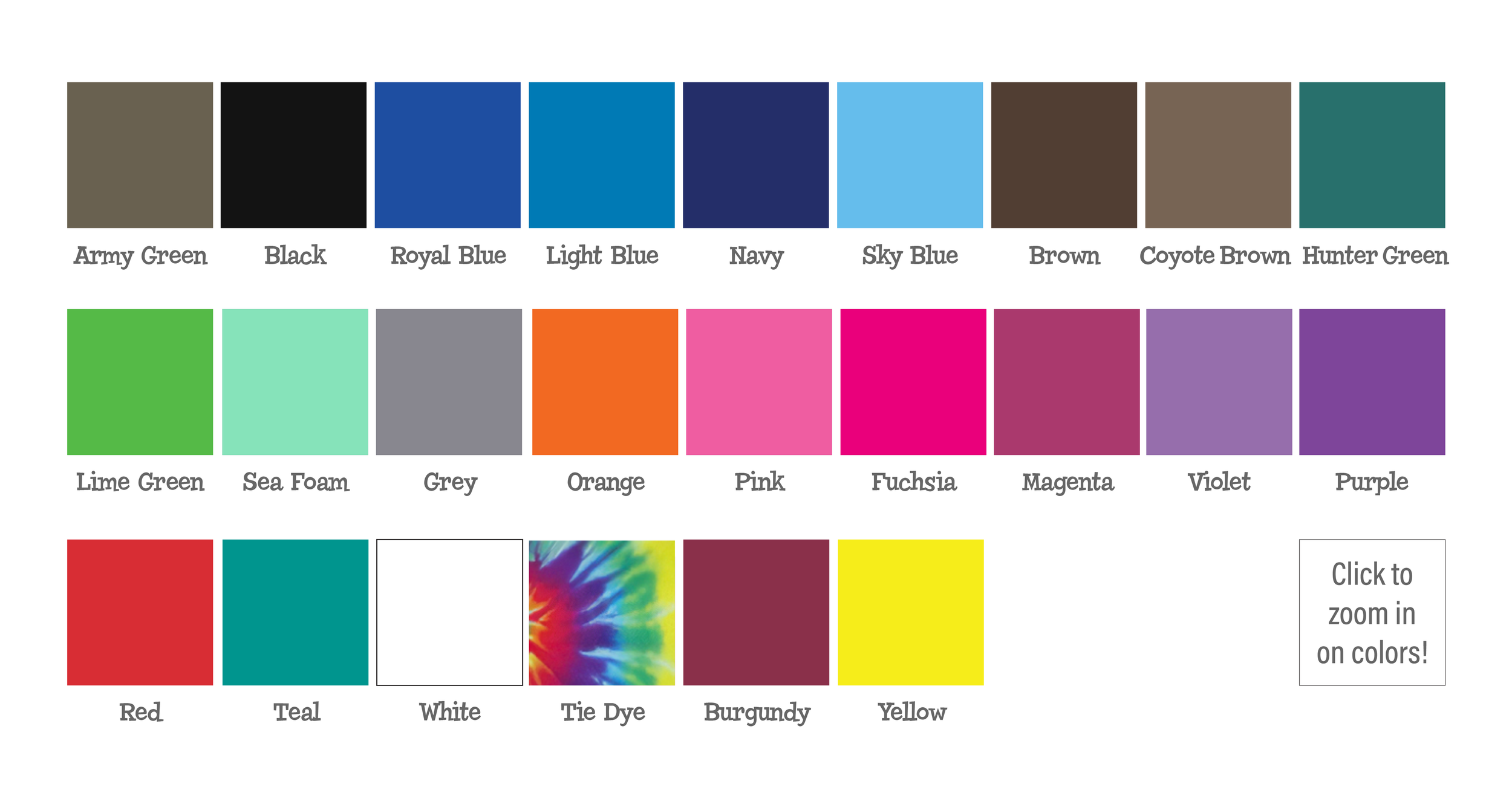 #7 Chart_3:4" S.H. Leash Colors.png