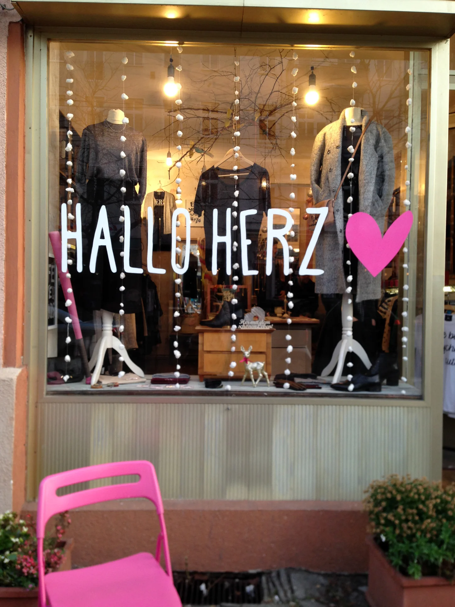 Hallo Herz: Hand Lettering, Sign Painting, Schaufenster Gestaltung, Schriftmalerei, Ladenschild