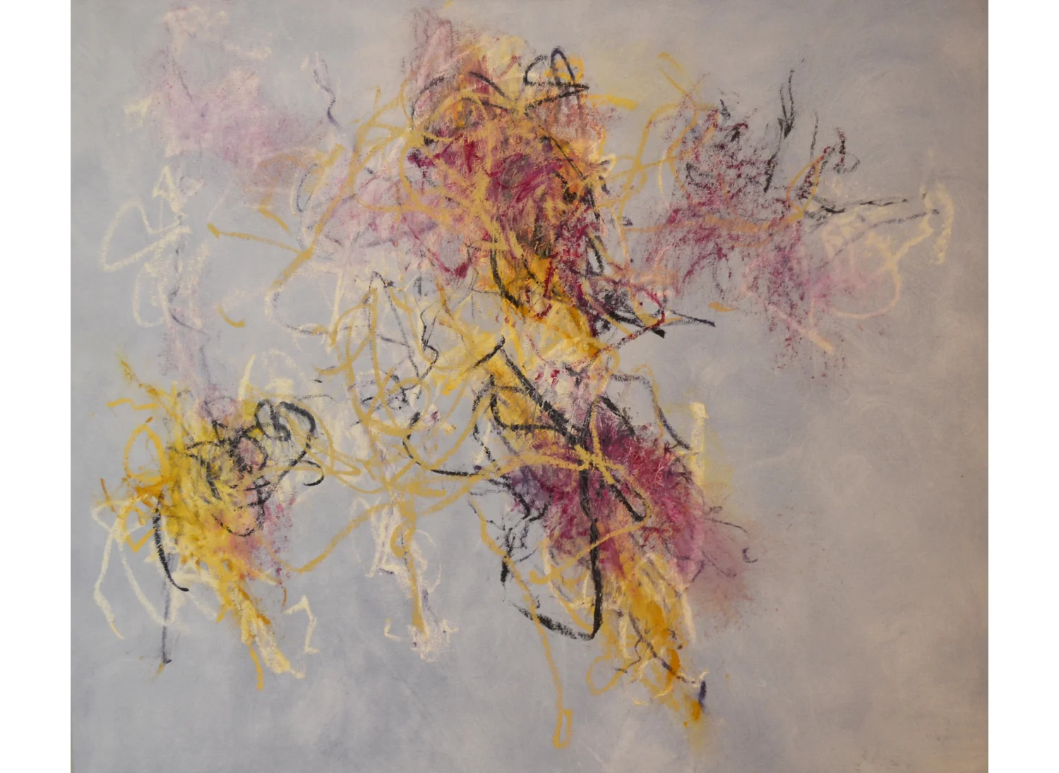 Untitled Release, 2004 Mixed media on canvas 50 x 59 inches