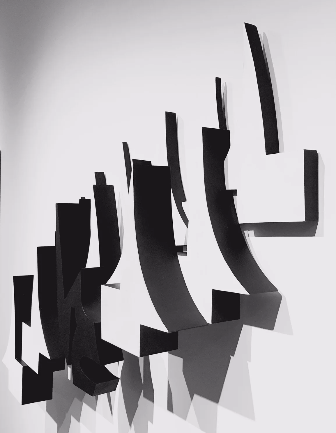 Untitled, 1988 Painted aluminum 38 x 52 x 7 inches