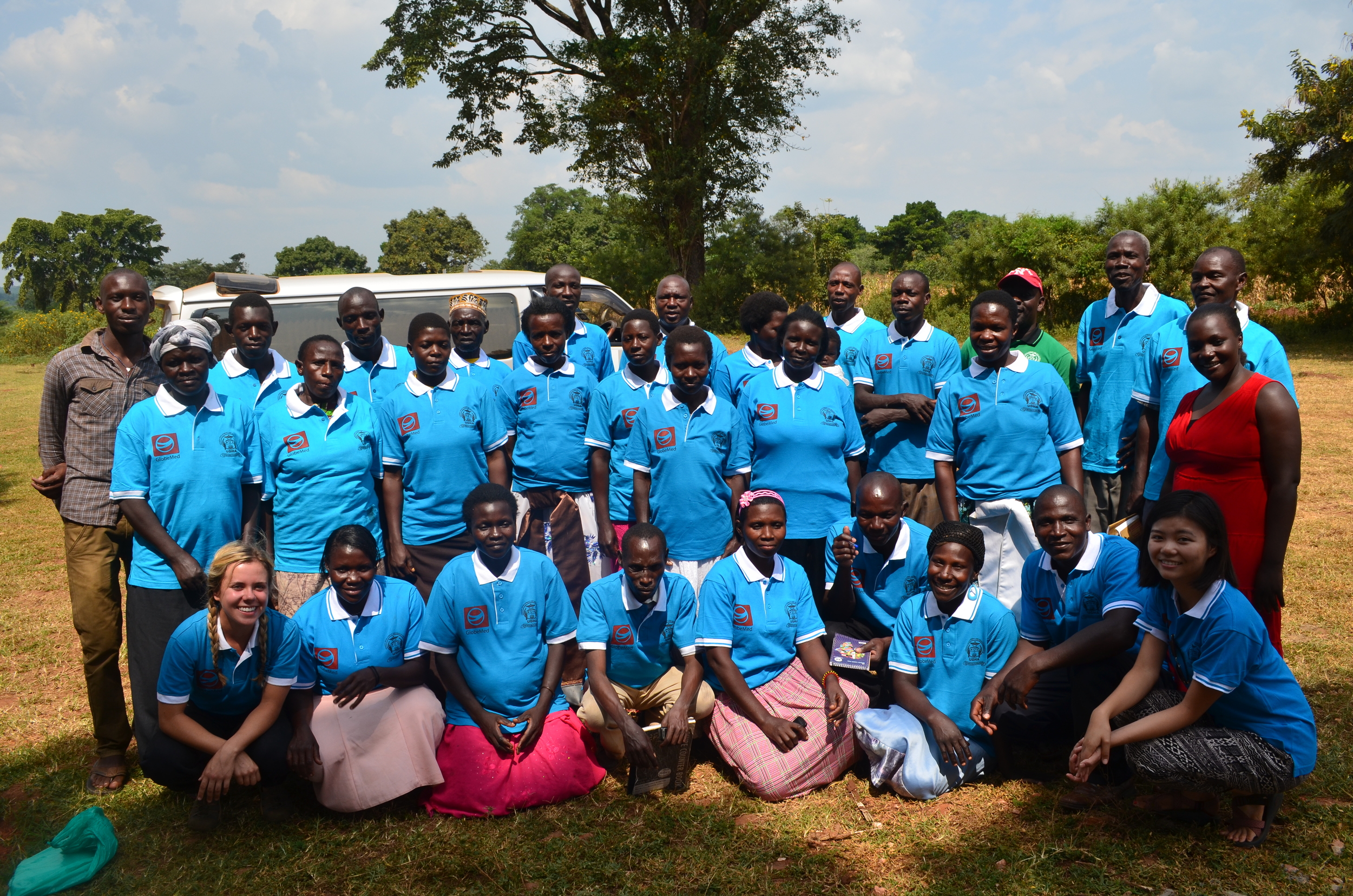 Group picture with all of the CHWs, old and new!