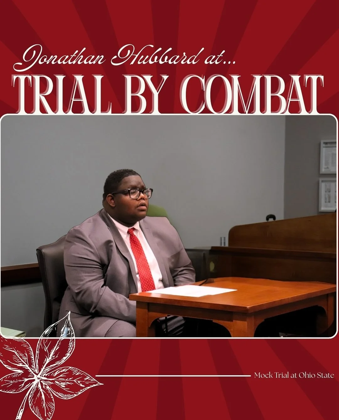 A few weeks ago, our very own All-American @j.hubbard010 traveled to Philadelphia, PA to compete in the 2025 Trial by Combat competition 🗡️- a 1-on-1 collegiate mock trial national championship. This competition is co-hosted by both @drexelklinelaw 