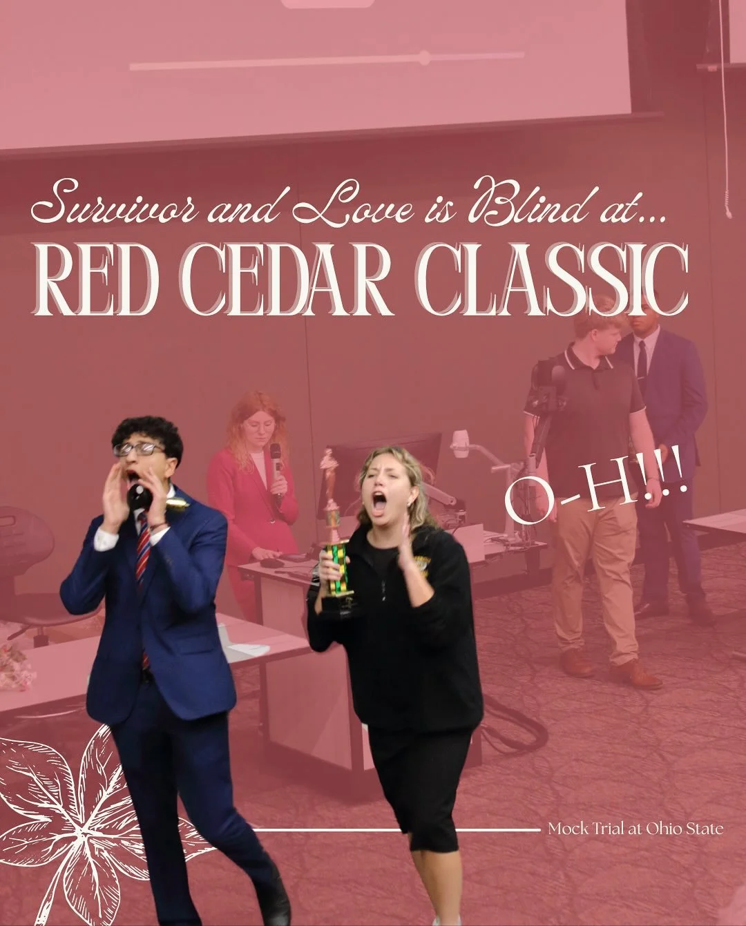 OSU TAKES 1🏆AND 2🏆 AT THE RED CEDAR CLASSIC

Last weekend, teams Love is Blind and Survivor traveled up north to East Lansing to compete at @msumock &lsquo;s RED CEDAR CLASSIC. We are happy to report that the Buckeyes brought home a CLEAN SWEEP WIT