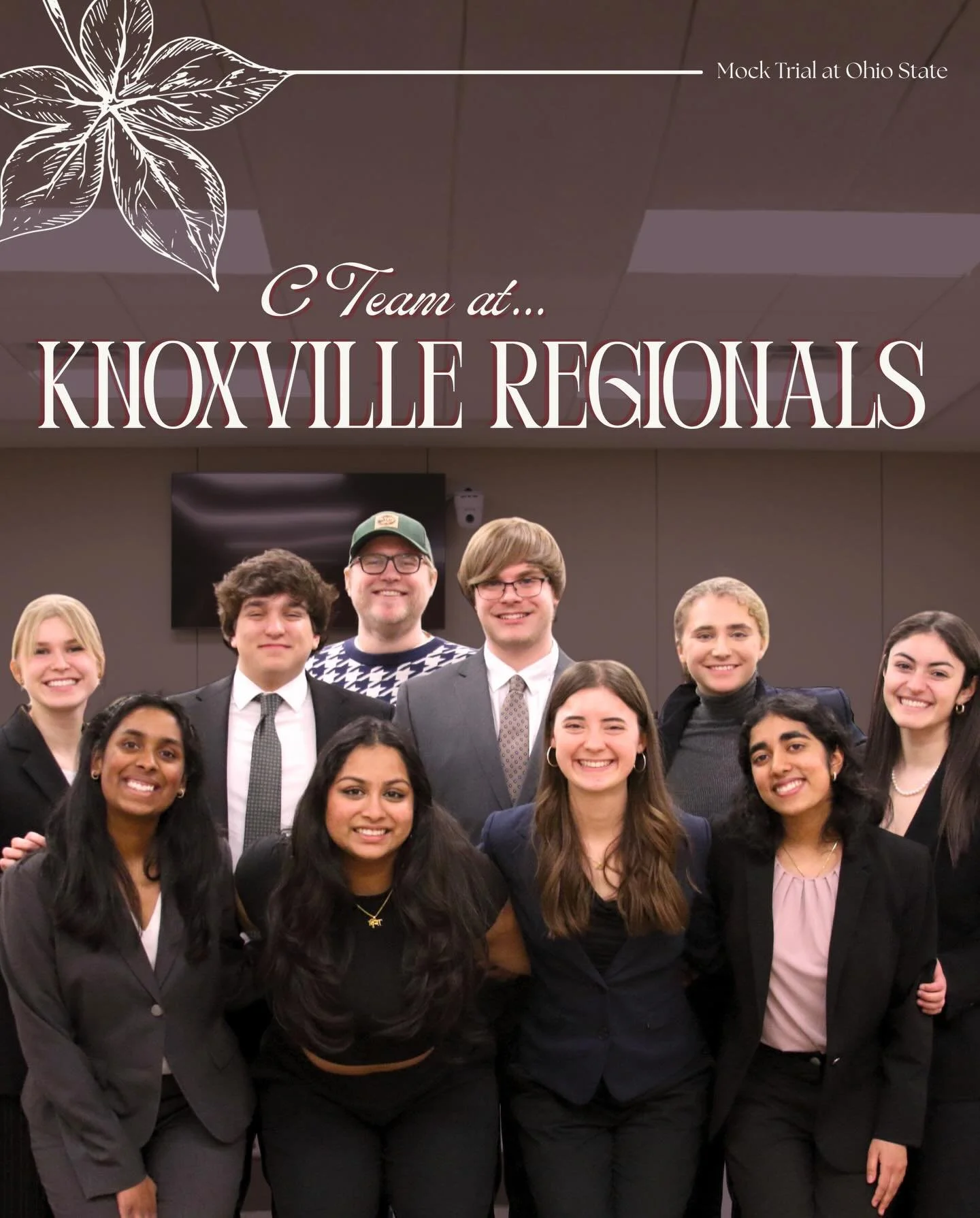 MOCK TRIAL @ OSU IS HEADED TO ORCS!!!!! 🏆🏆🏆

Last weekend, we sent our C team down to Knoxville to be the first of our three teams to compete in regionals. And we are soso excited to share that they EARNED A BID TO ORCS!!!!! 😸

Not only that, but