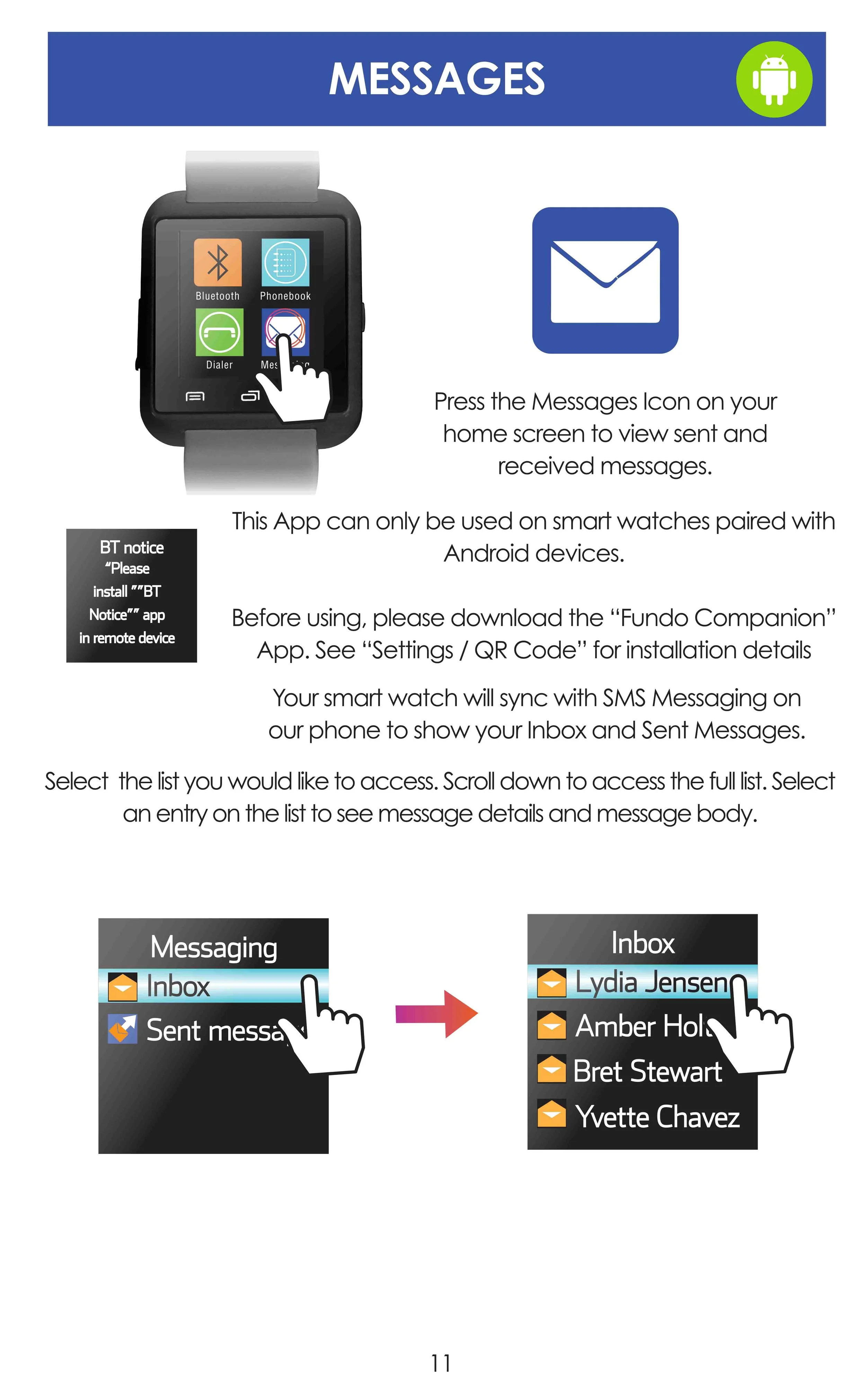 Android Bt Notifier Whatsapp Install Bt Bt Notification App