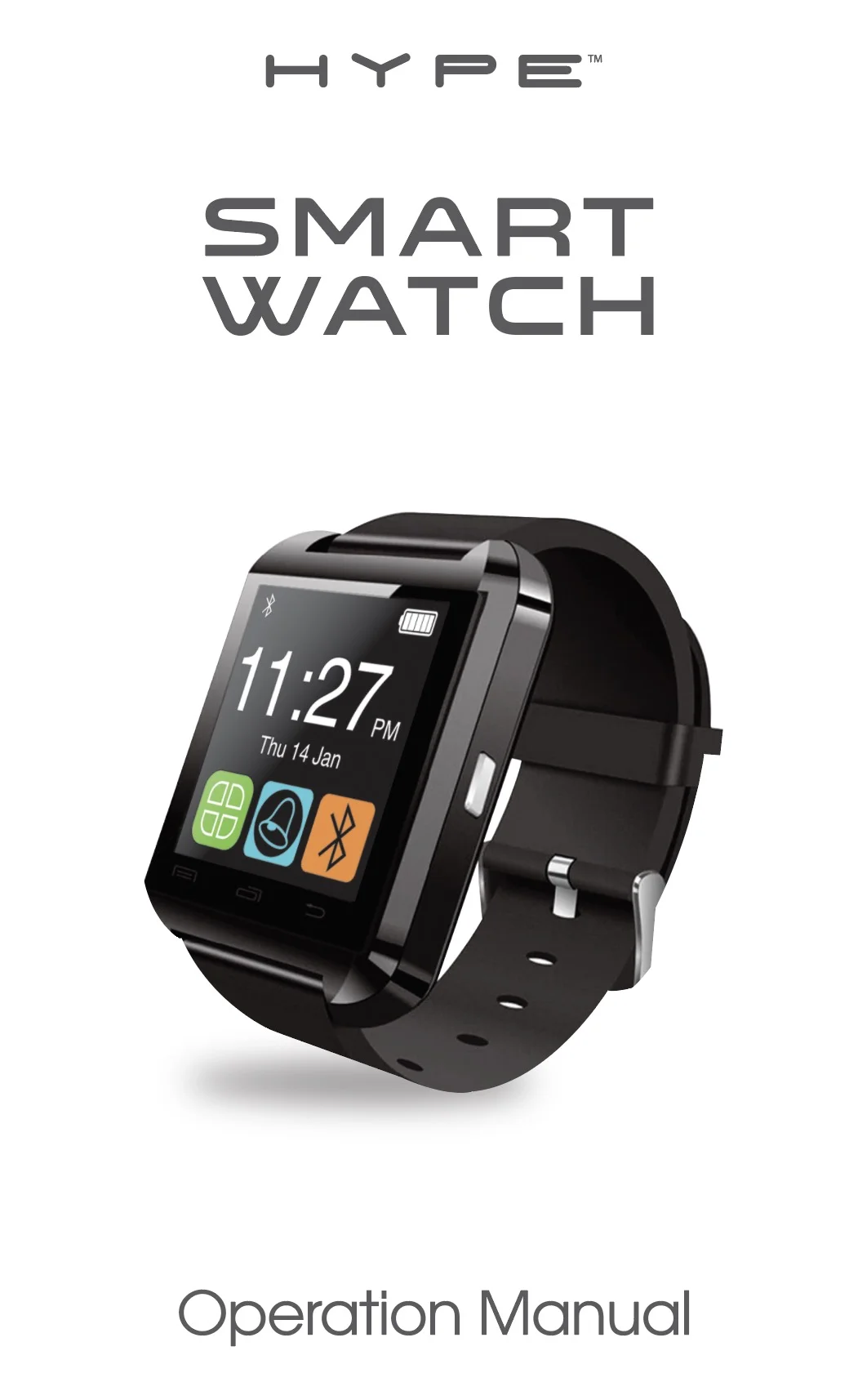 hype smart watch with camera