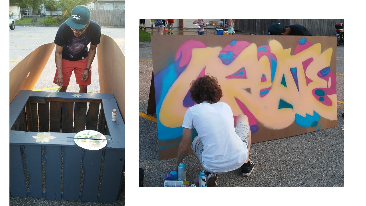 Juanta and his co-muralist