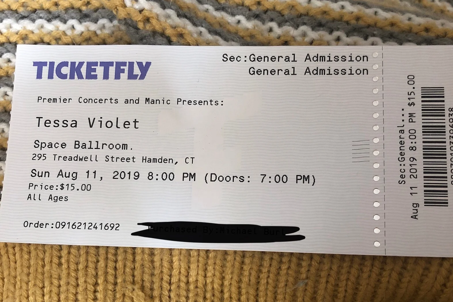 If you’re not familiar with Tessa Violet, I highly recommend you fix that in your life because she is an absolute delight. I’ll admit I’m late to the party on her, but she started vlogging on YouTube back in 2007, but only recently started doing music and music videos. Now she’s on her very first headline tour and I’m weirdly proud of her. Anyway, check her out. Her music is so good, her lyrics are so genuine, and gah, I just adore her. I’ll put a video of hers down below. Anyway, back to the story…
