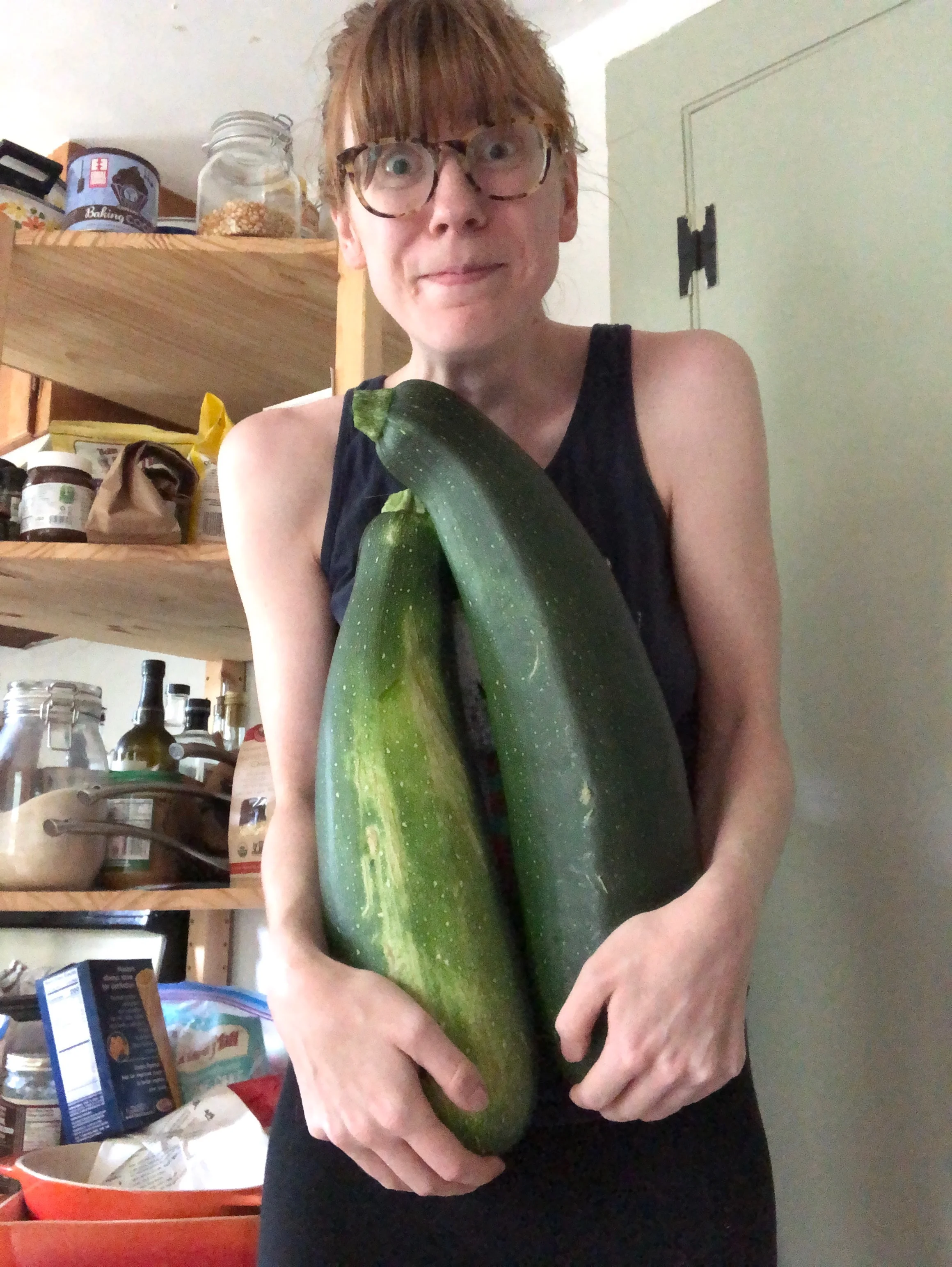 It’s like that scene in Dirty Dancing. “I carried the zucchini.”