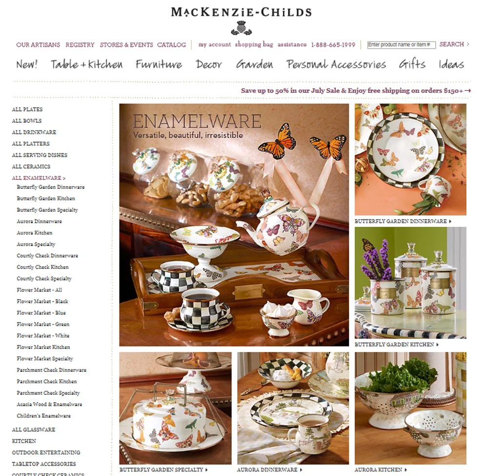 Butterfly Enamelware