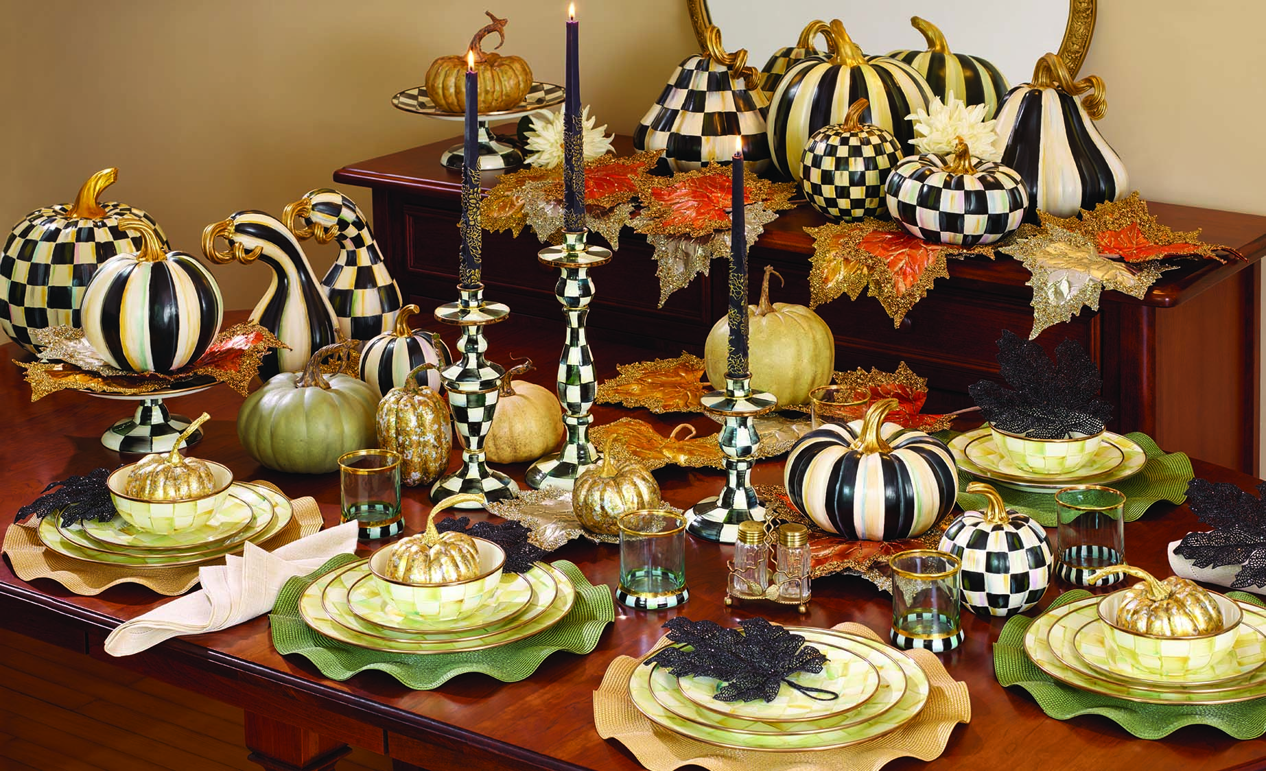 Courtly Pumpkins and Gourds