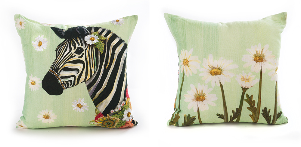 Zebra Accent Pillow