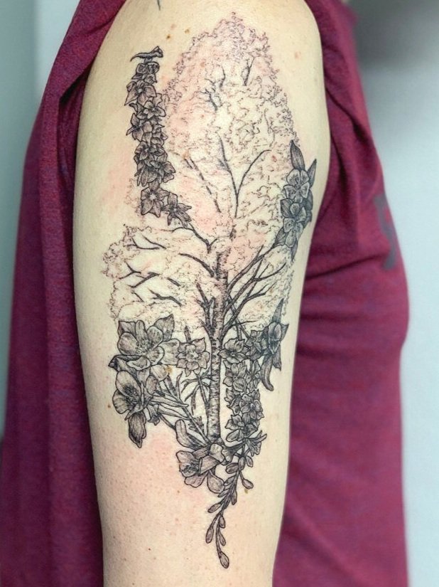 39 Cute Tree Tattoos On Foot  Tattoo Designs  TattoosBagcom