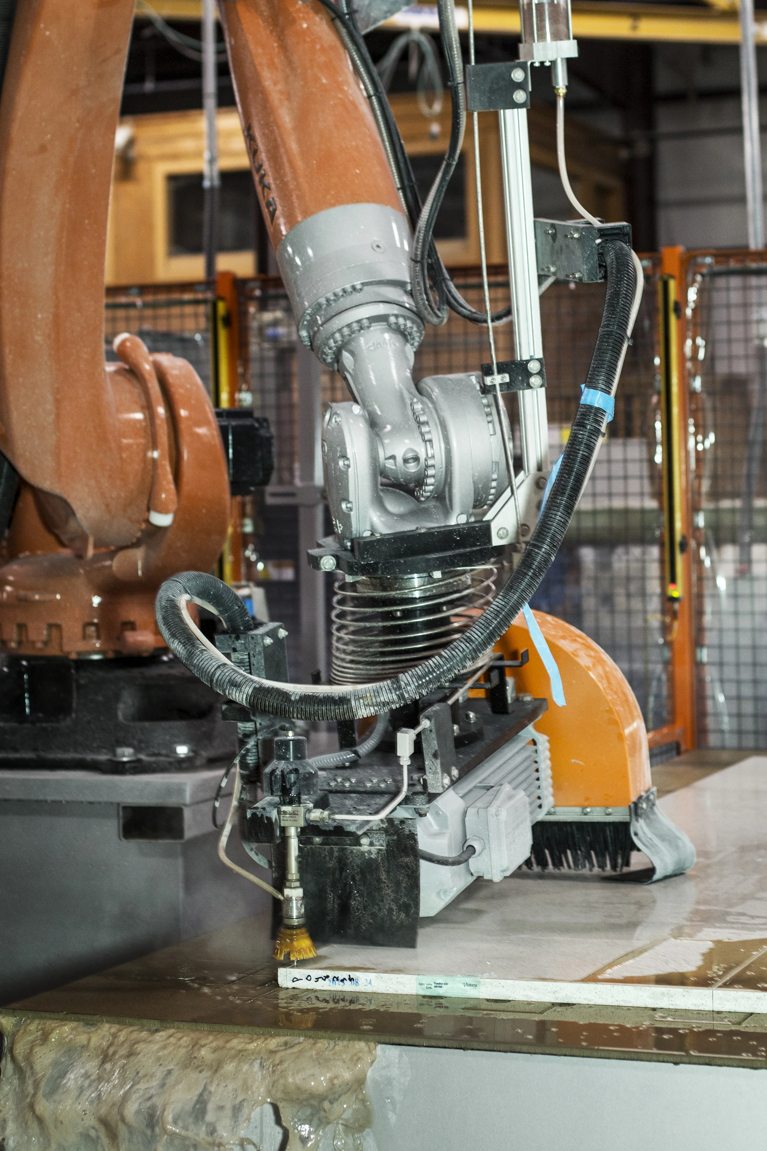 Robo SawJet Stone Cutting Equipment at Seven Stone Surface Fabricator, Atlanta, GA