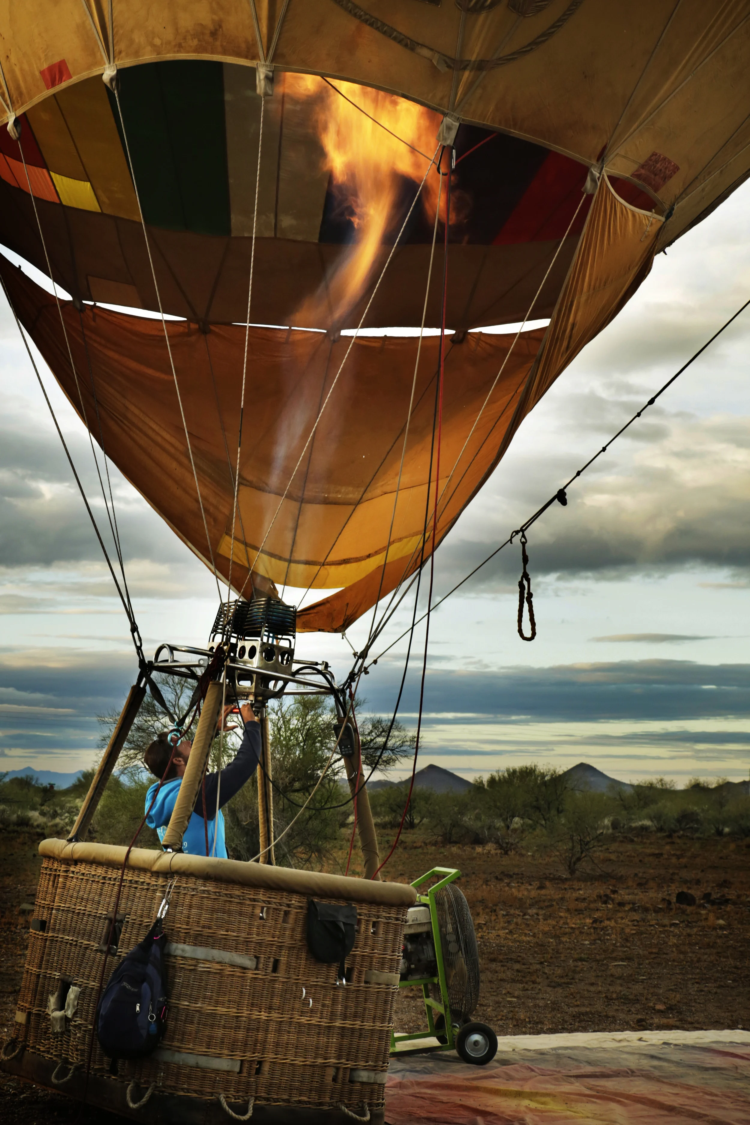 Story on Hot Air Ballooning in Arizona