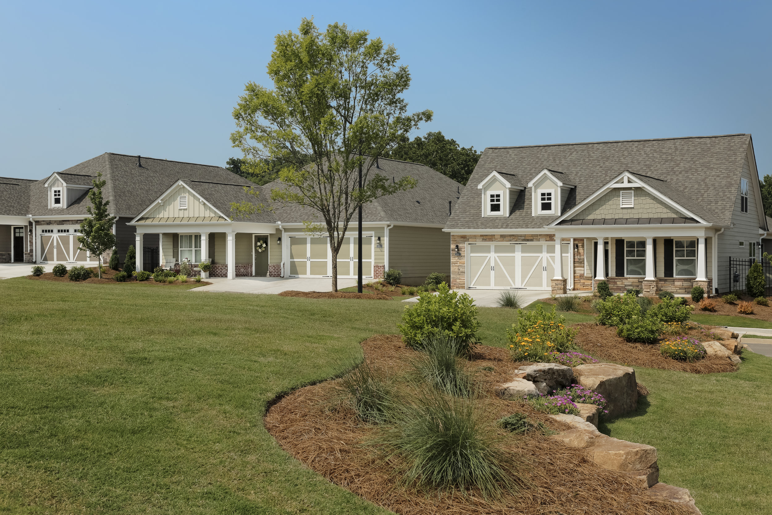 Residential Streetscape for an Atlanta Homebuilder