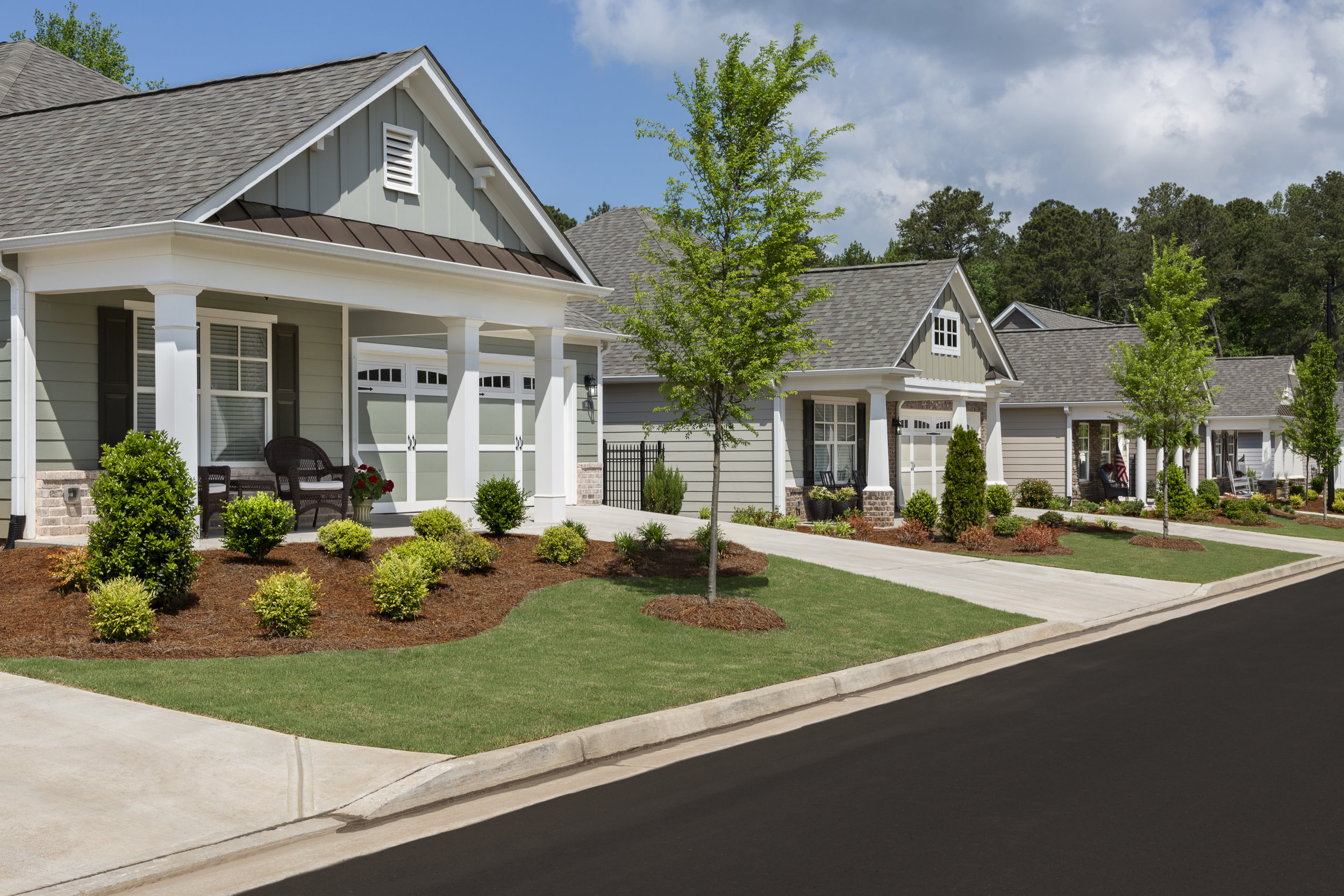 Residential Streetscape for an Atlanta Homebuilder