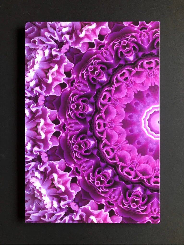 Ruffles - Purple 12"x18" Canvas 