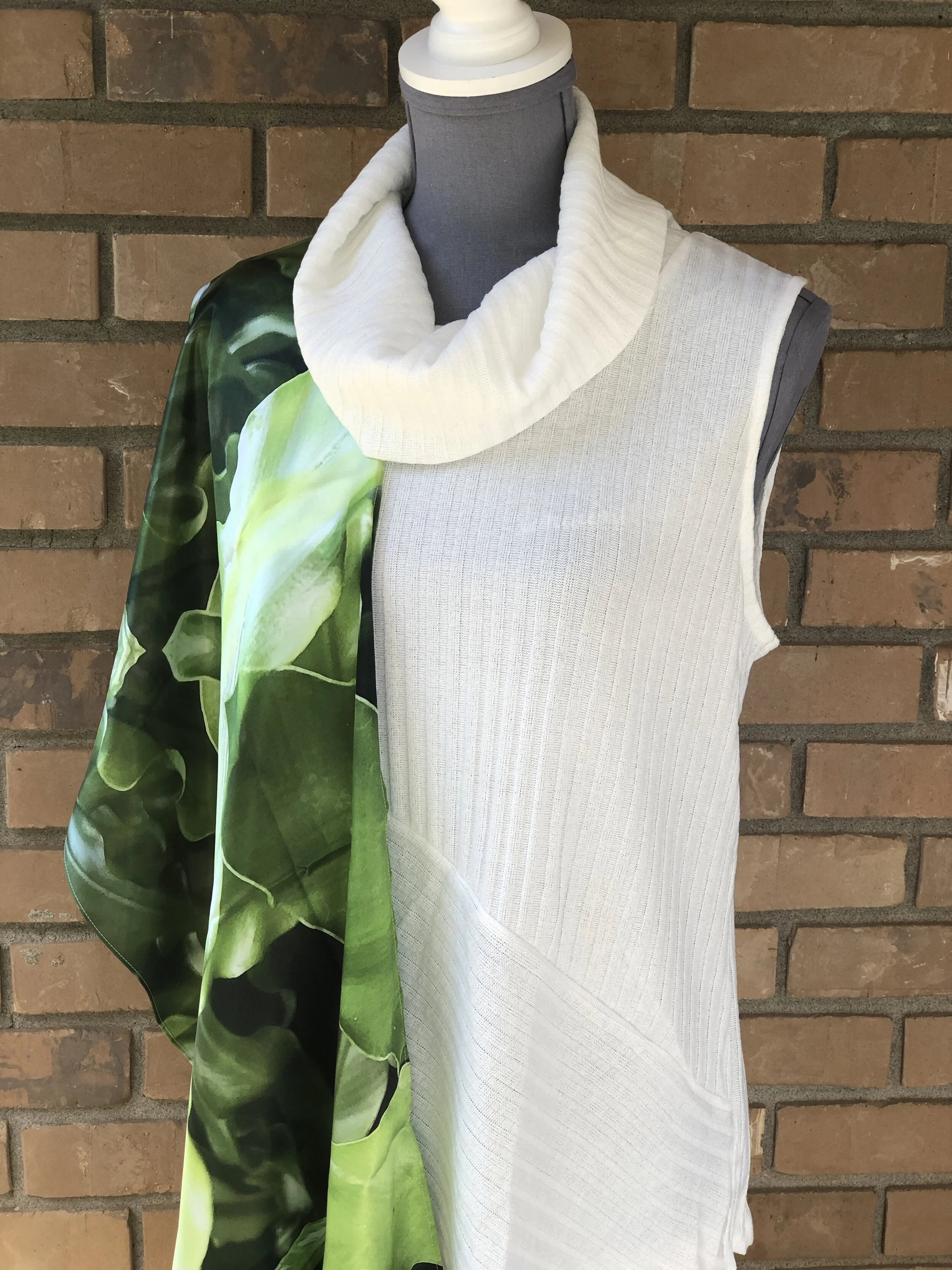 Bloodfire Mandala Scarf - Greenery