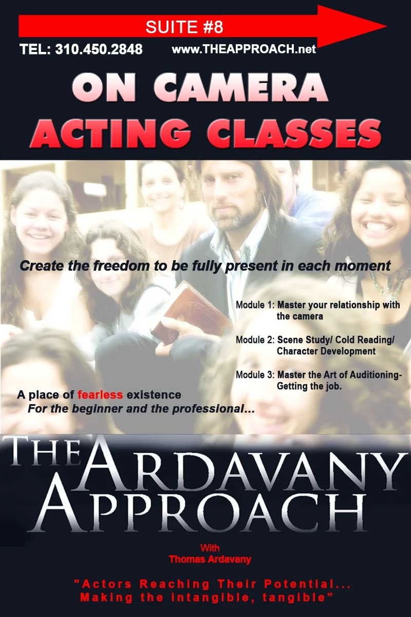 Monday IN STUDIO, on-going acting class.