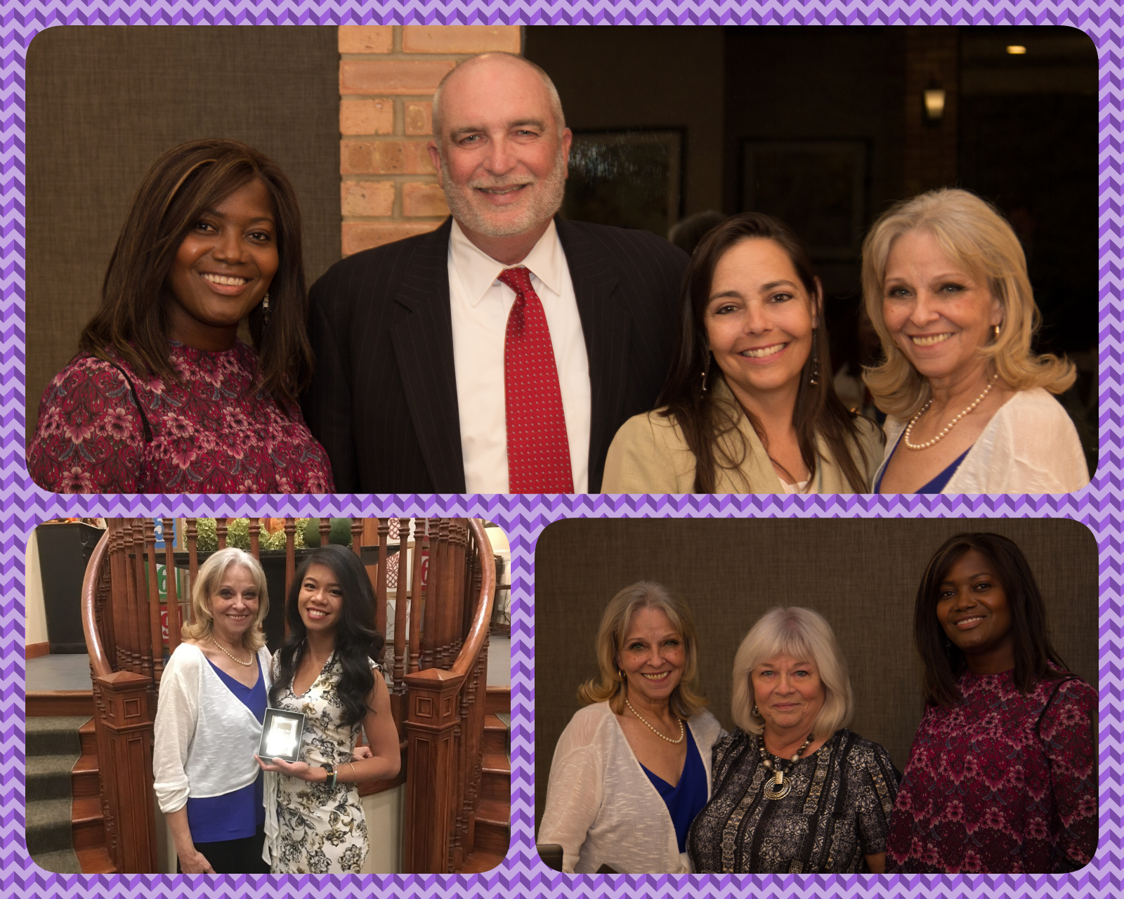 Jim McCulloch and Kim Becker retire as our board members. Sarah Navarro, intern being honored. Carole Dore receiving WOW SuperStar Award.