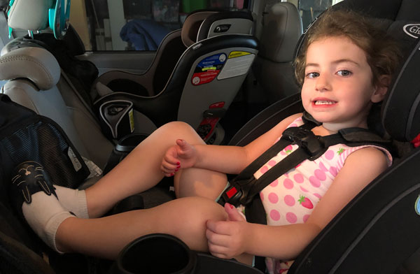 Her last rear-facing photo.