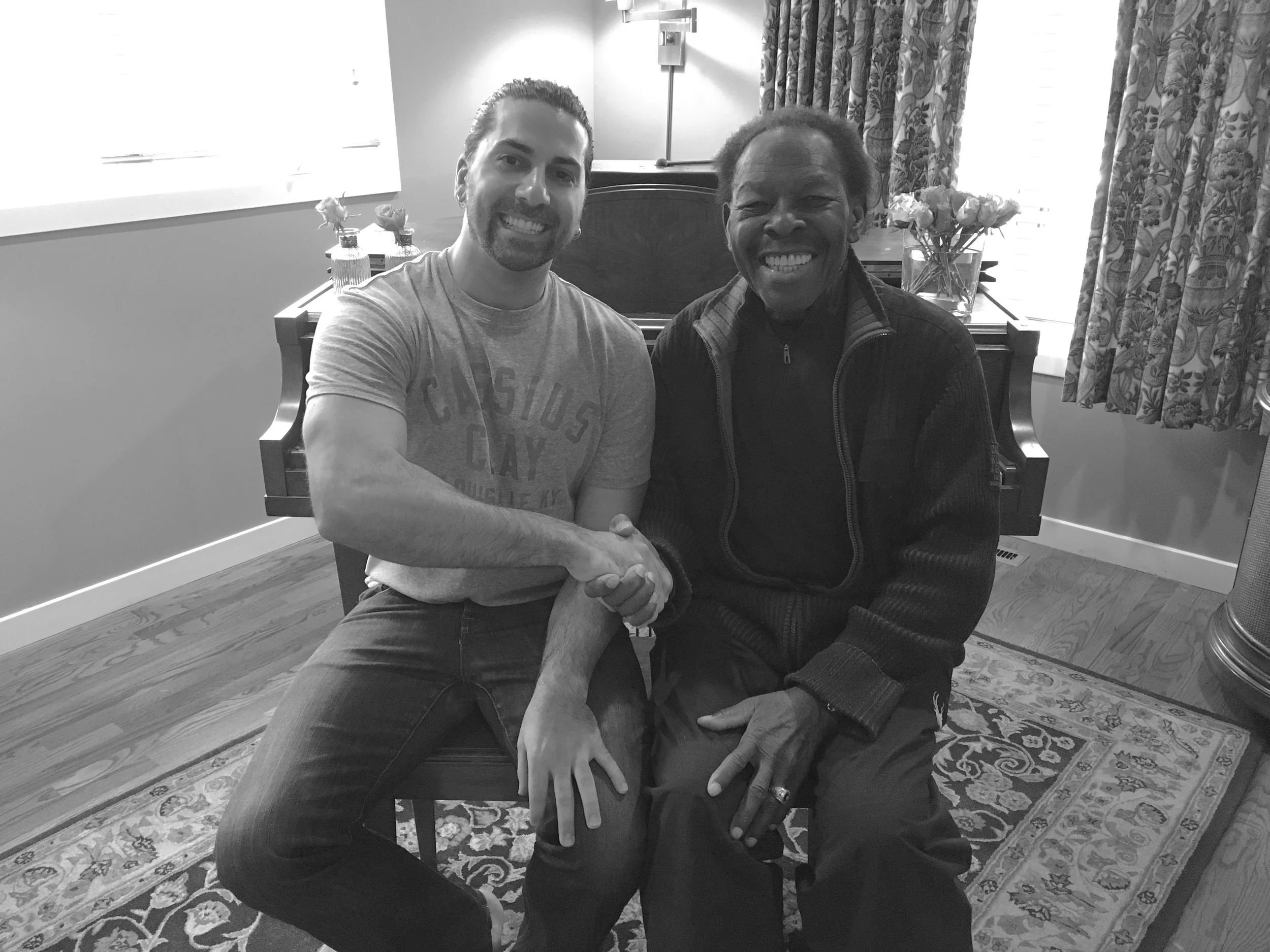 Jared Shahid & rock n' roll hall of famer Lloyd Price!