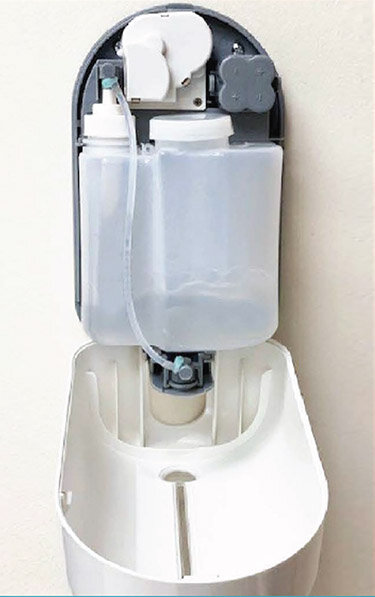  Dispensers are easy and economical to refill. 
