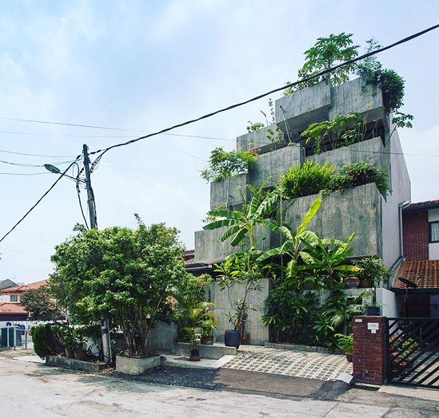 We love stacked rectangular volumes of planters / facade of the house.🌿💚 .
.
Project by Formzero in Kuala Lumpur.
#plantincitysupersized #gardendesign #sustainabledesign #FORMZERO #gardenhome