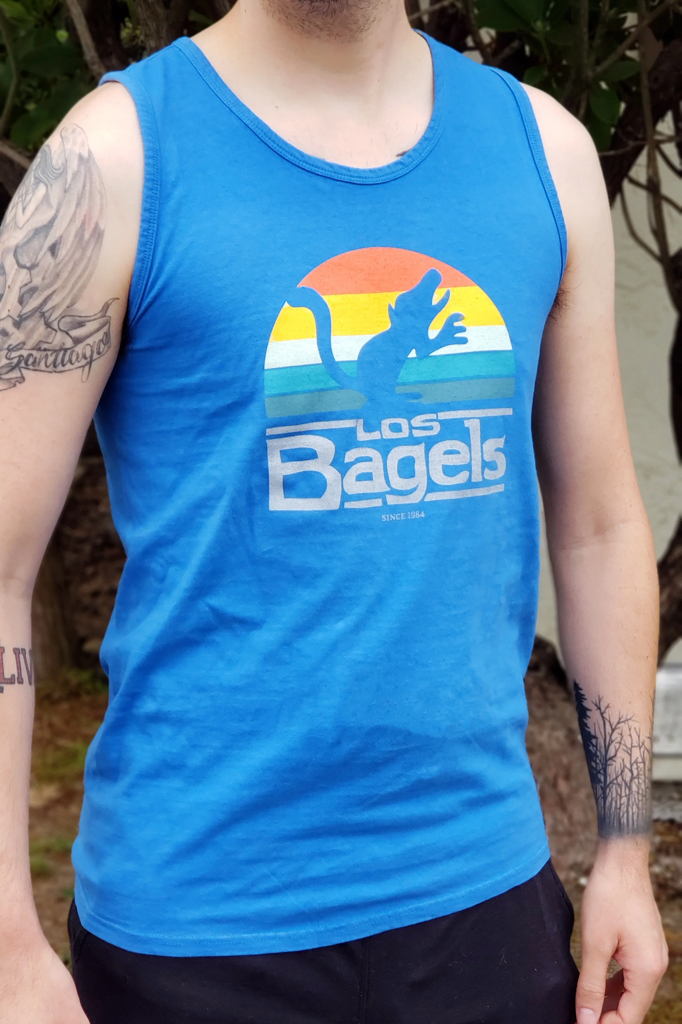 80s Haze Shirt - Black or Blue — Los 