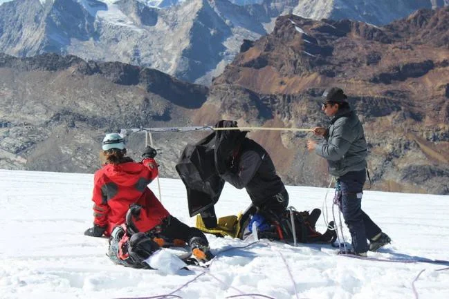Robin Thomas 2015 Research Grant Recipient Relative Dating of Glacier Moraines in the Cordillera Blanca Black carbon is believed to be contributing to climate change by absorbing sunlight and released as heat when deposited on the Earth’s surface. The black carbon snow sampling project involved climbing up onto glaciers in Peru to collect snow samples and measuring the reflectivity of the snow. This is just one of the several studies conducted with the help of this award. Read more here.