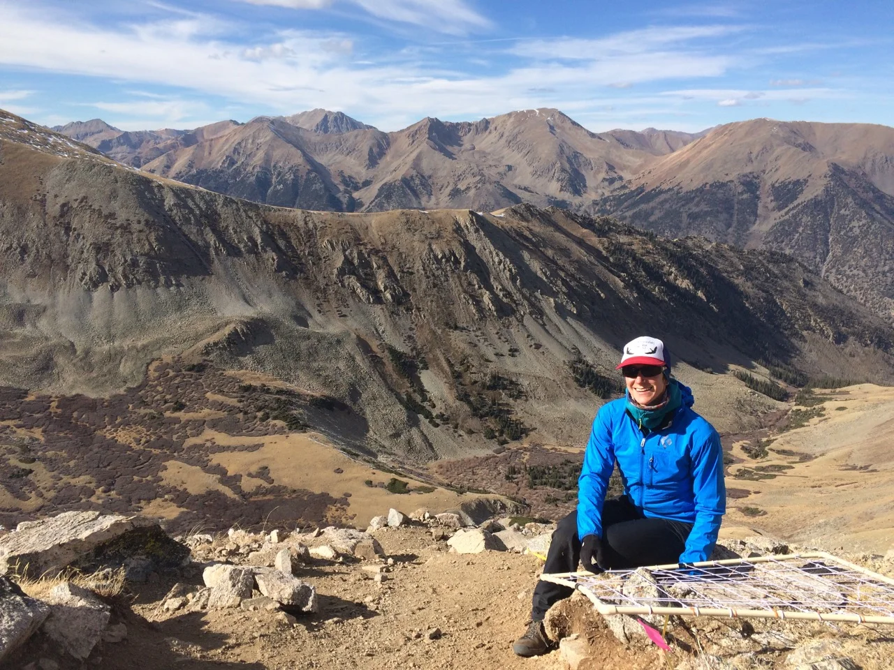 Nathalie Chardon 2016 and 2017 Research Grant Recipient Quantifying the Effects of Anthropogenic Disturbance on Alpine Flora on Colorado's 14'ers Hiking on Colorado's tallest peaks is rapidly increasing in popularity, yet the effects of this increase are poorly understood. This study integrates a two year field study with ecological modeling techniques to elucidate how these fragile alpine ecosystems are responding to this pressure. Read more here. The AAC recently interviewed Nathalie on climate change, her research and climbing. Read the interview here.