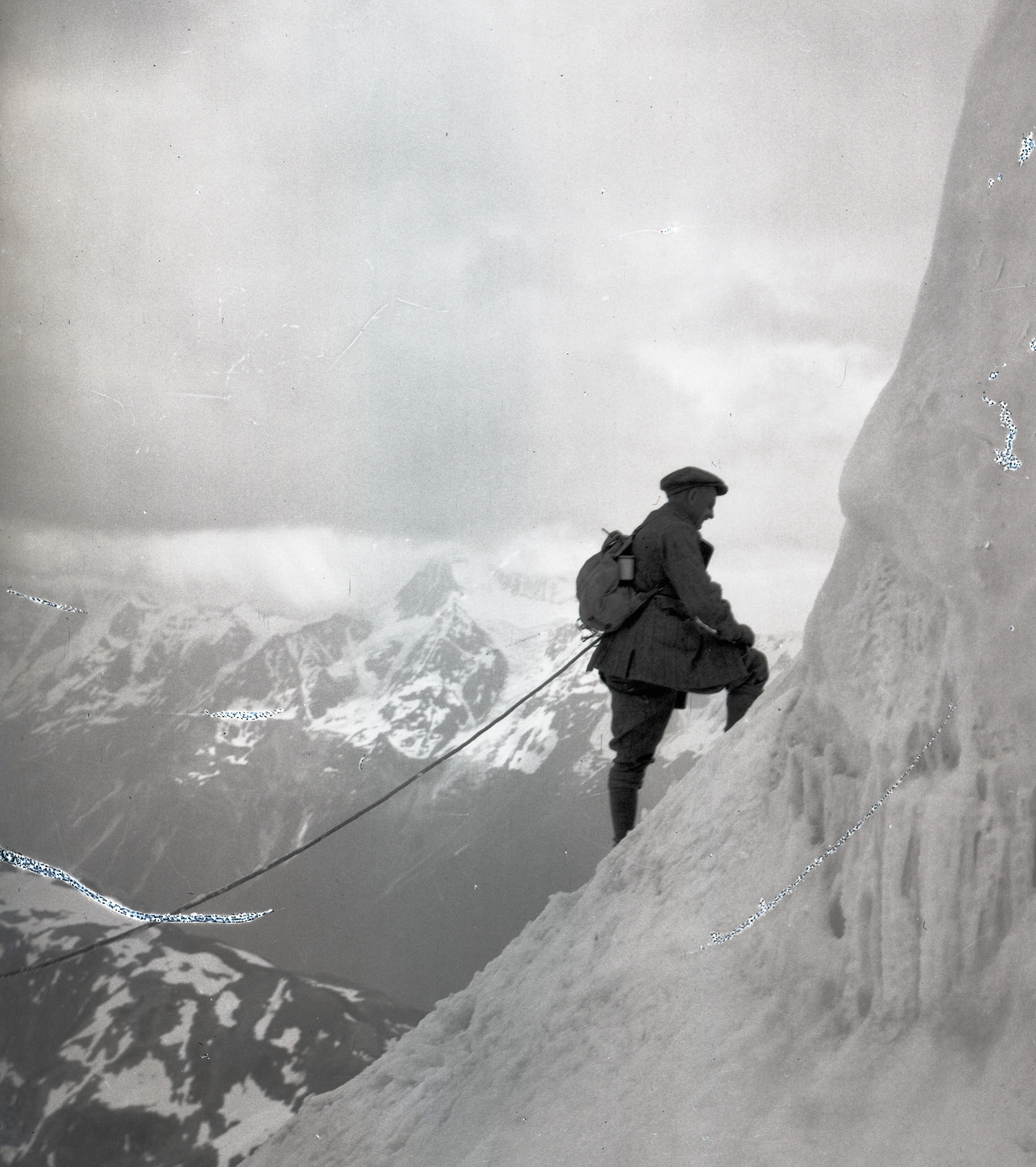 Climbing in the Alps, 1905