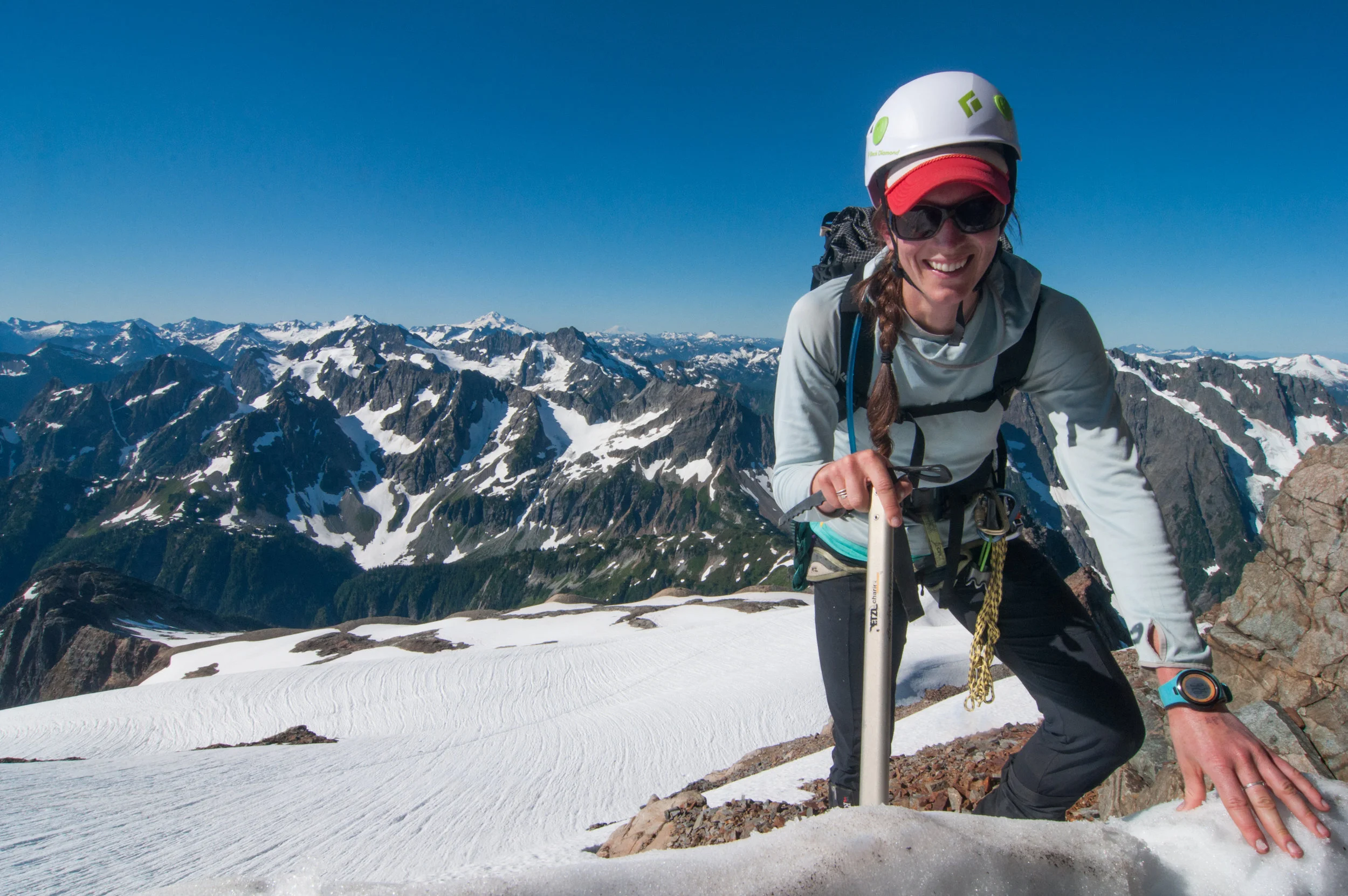 Rachael Mallon 2017 Research Grant Recipient Biogeography of Snow Algae Communities in the Pacific Northwest The pink or "watermelon" snow seen occasionally in alpine environments is indicative of the presence of snow algae, one of the many species inhabiting biodiverse alpine ecosystems. The algae's pigmentation increases snow melting, making research into the snow algae populations critical to climate change models. This researcher collected samples from Oregon and Washington for molecular analysis to better understand variability across snow algae communities in the Pacific Northwest. Read more here. The National Renewable Energy Lab wrote a piece about Rachel’s work. Read it here.