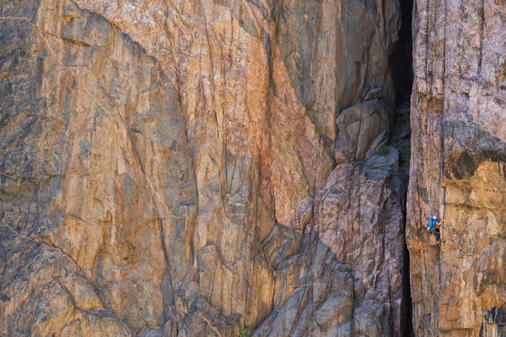 Madaleine Sorkin in The Black Canyon National Park. Photo: Chris Noble