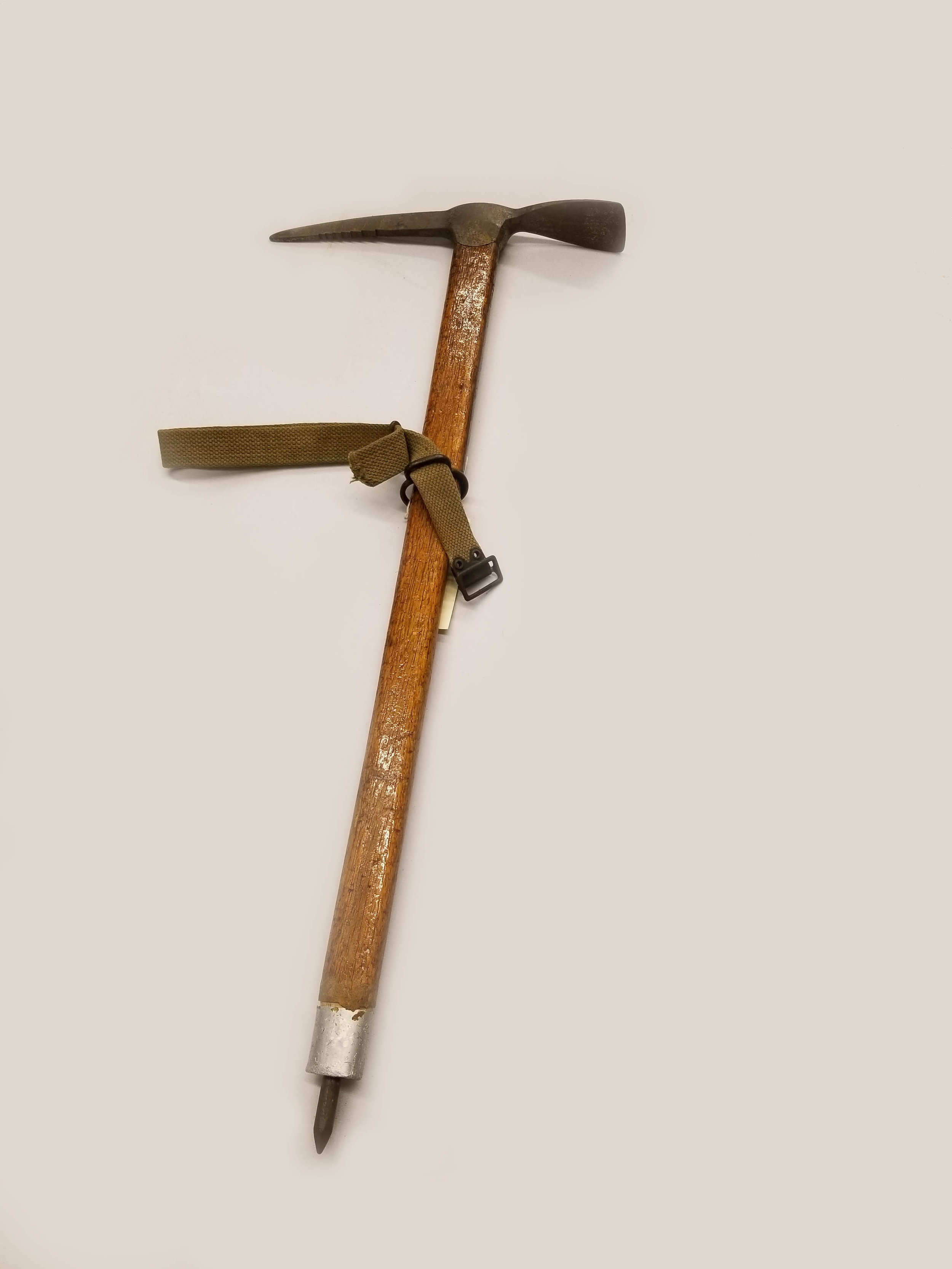  George Harr's home made ice axe. 