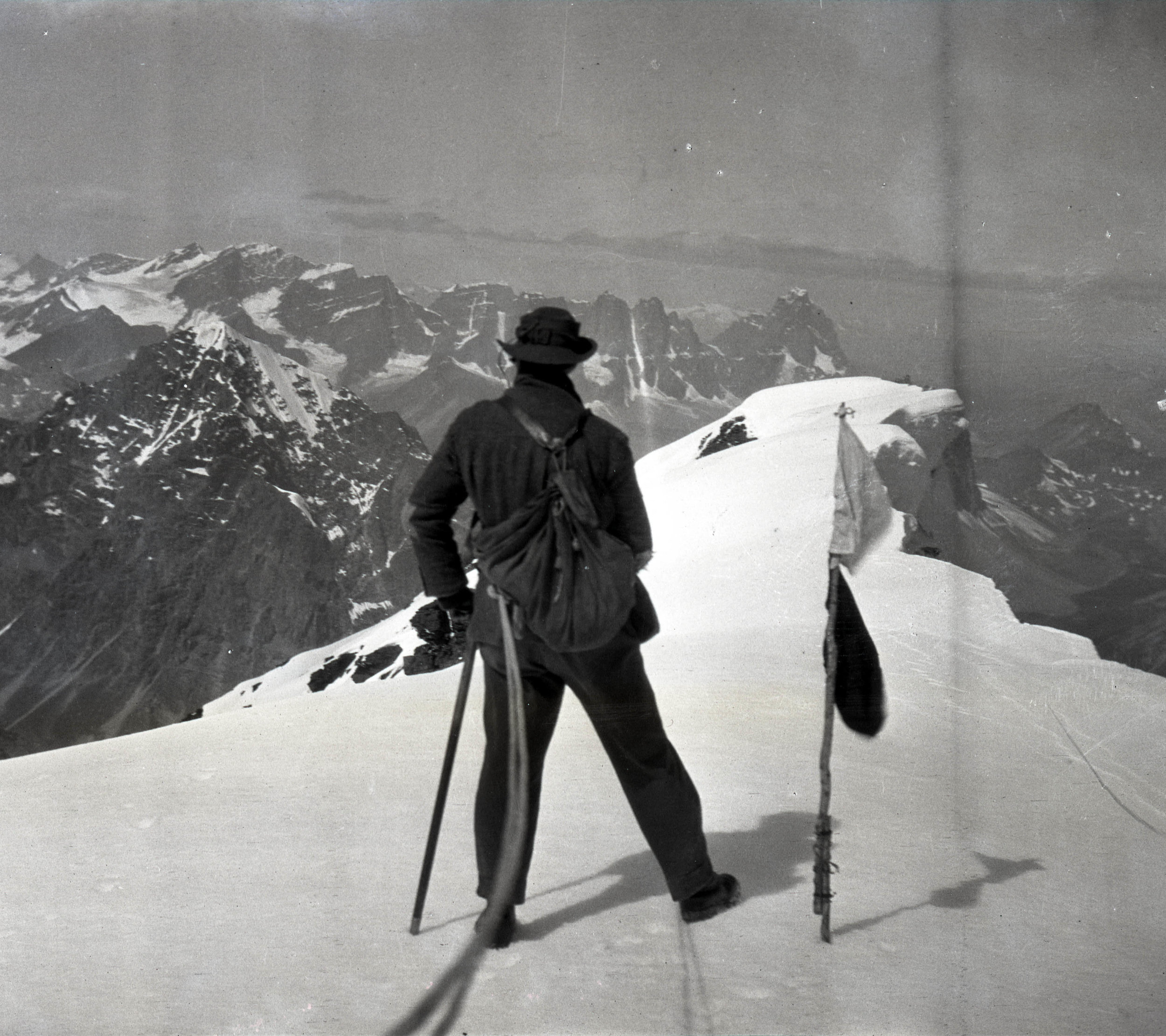 The summit of Mount Edith Cavell