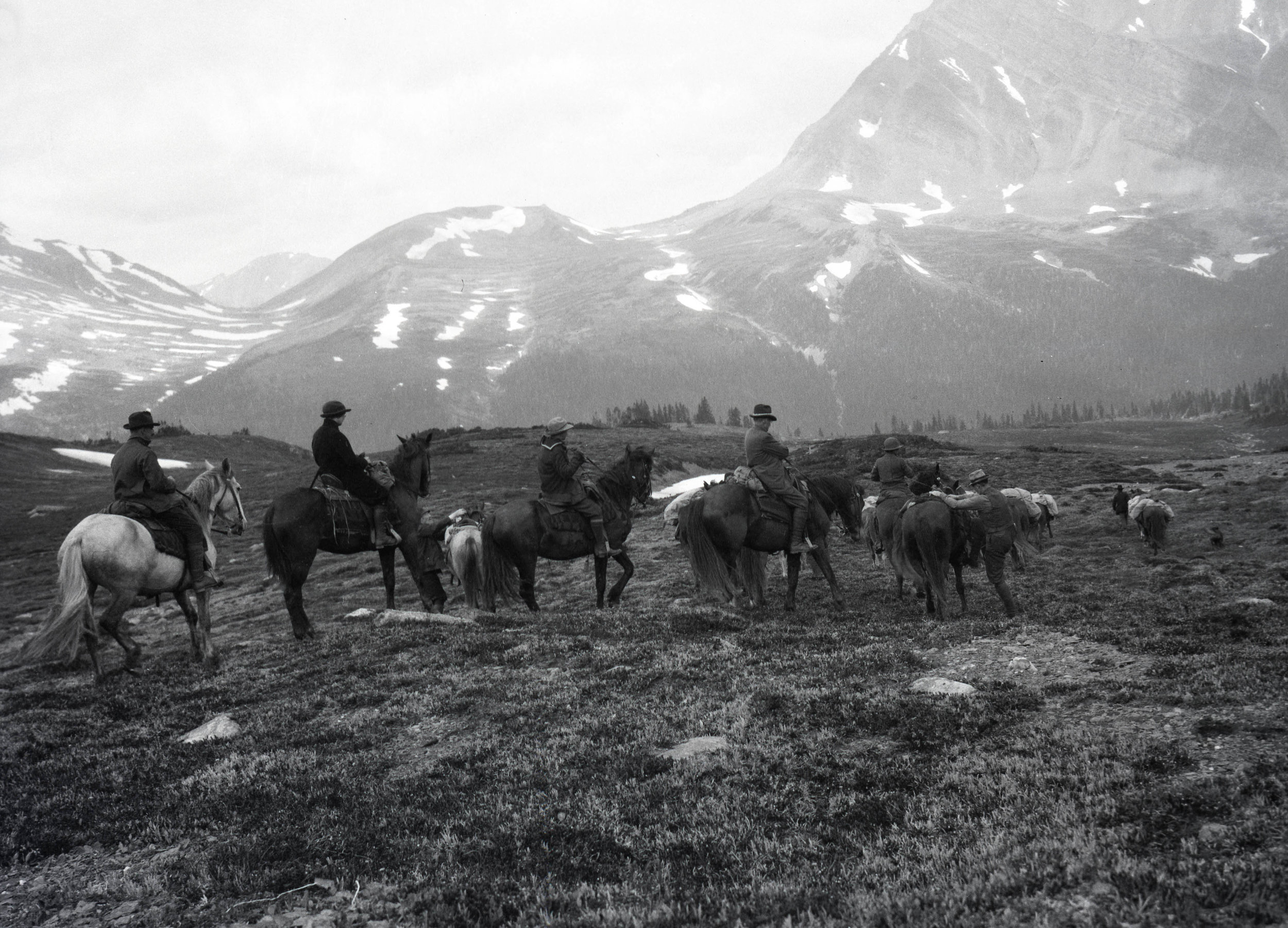  On horseback in the Tonquin Valley, Canada 