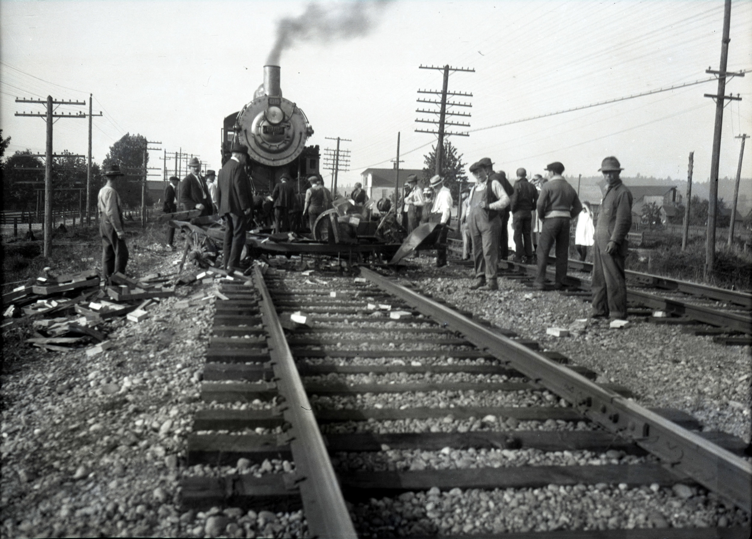  Collision between a train and a car 