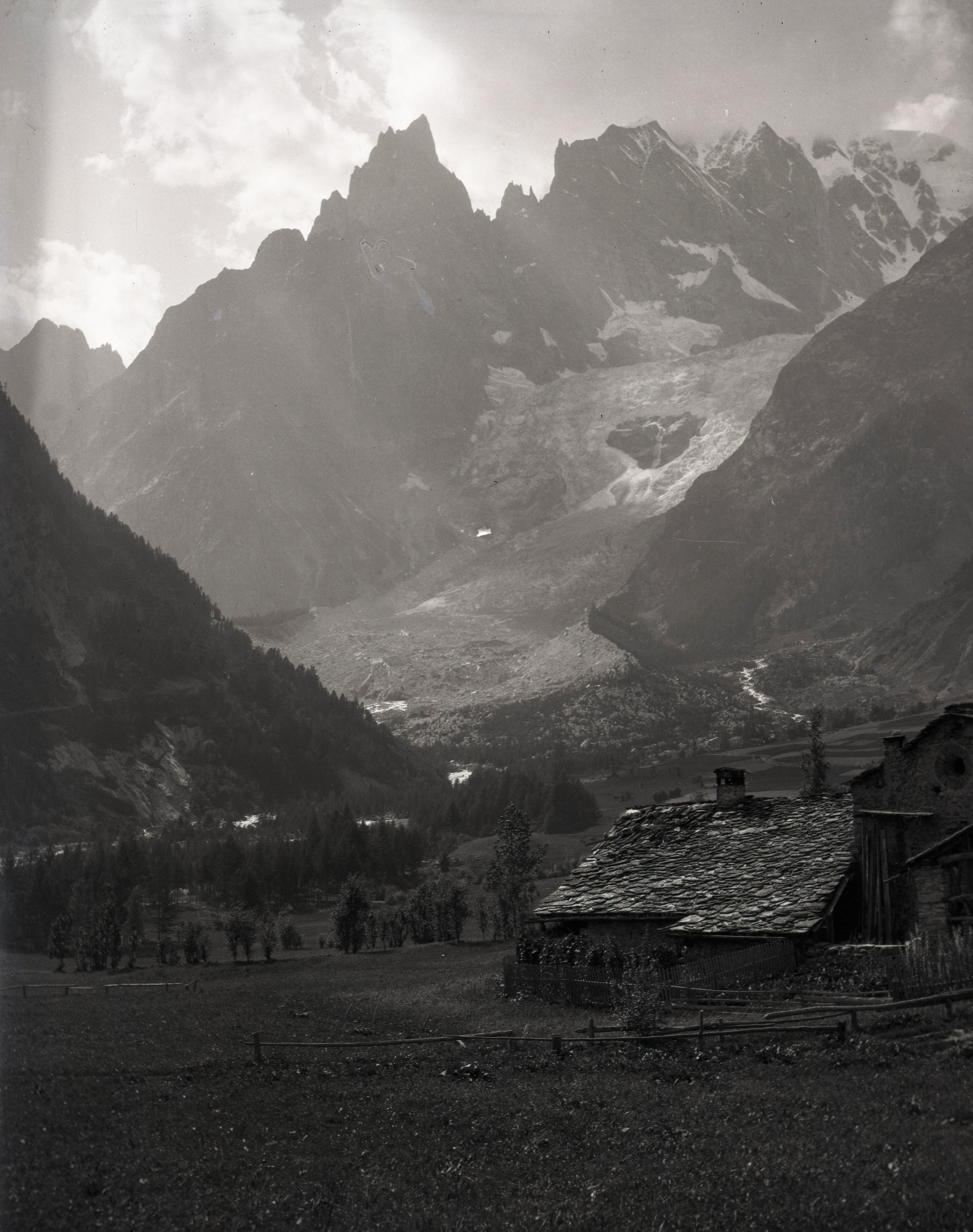  Mont Blanc from the Aosta Valley, Italy 