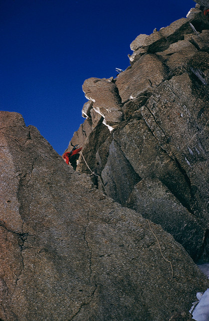  Climbing through the Rock Ridge.     